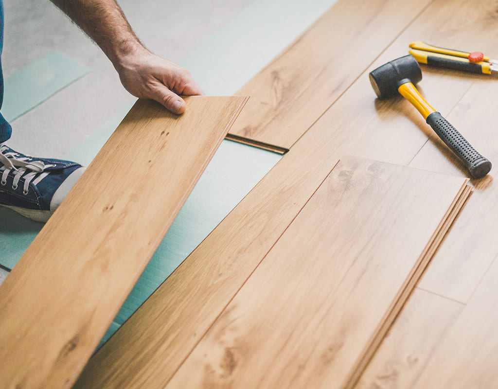 Laminate-Floor-installation